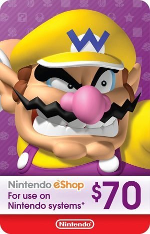 Tarjeta de regalo de Nintendo – 70 puntos