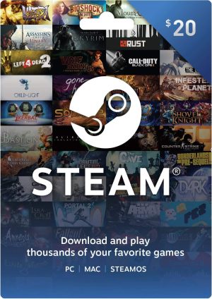 Tarjeta de regalo de Steam – 20 puntos