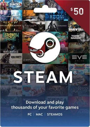 Tarjeta de regalo de Steam – 50 puntos